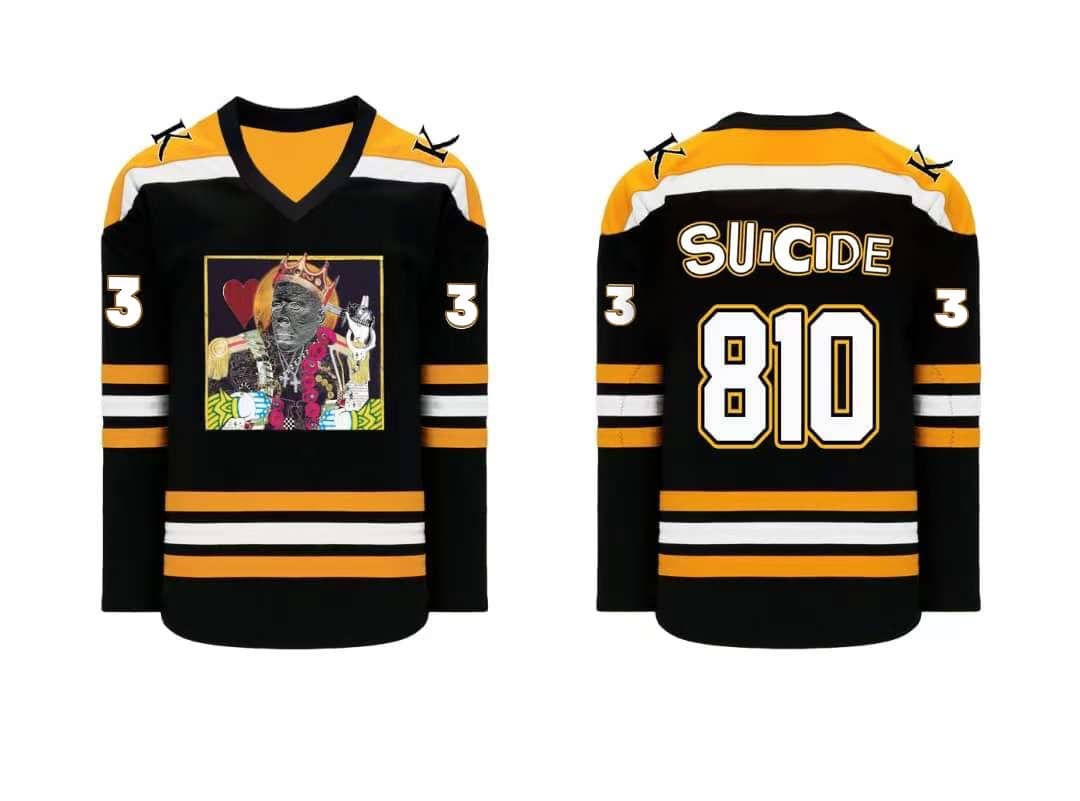 KING 810 sUiCiDe KiNg LIMITED hockey jersey