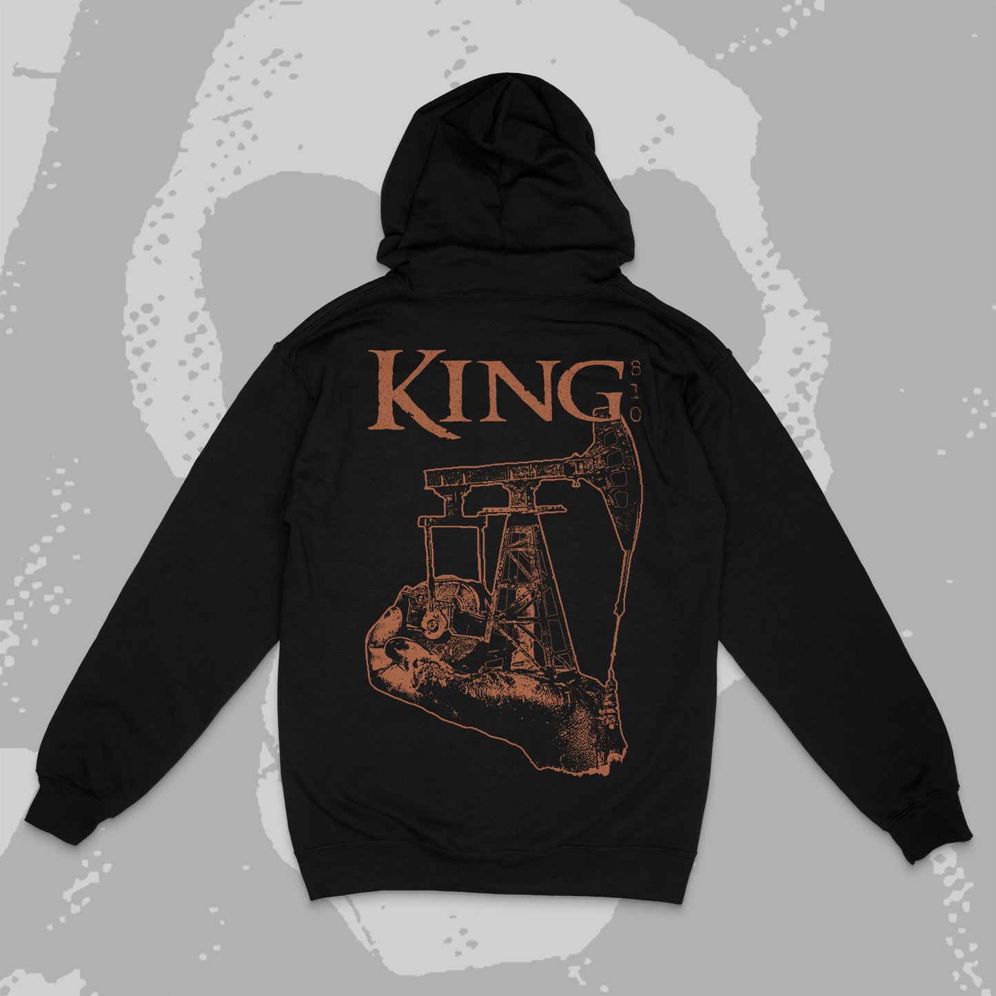 KING 810 K6 RUSTBELT NU METAL Zip up Hooded Sweatshirt