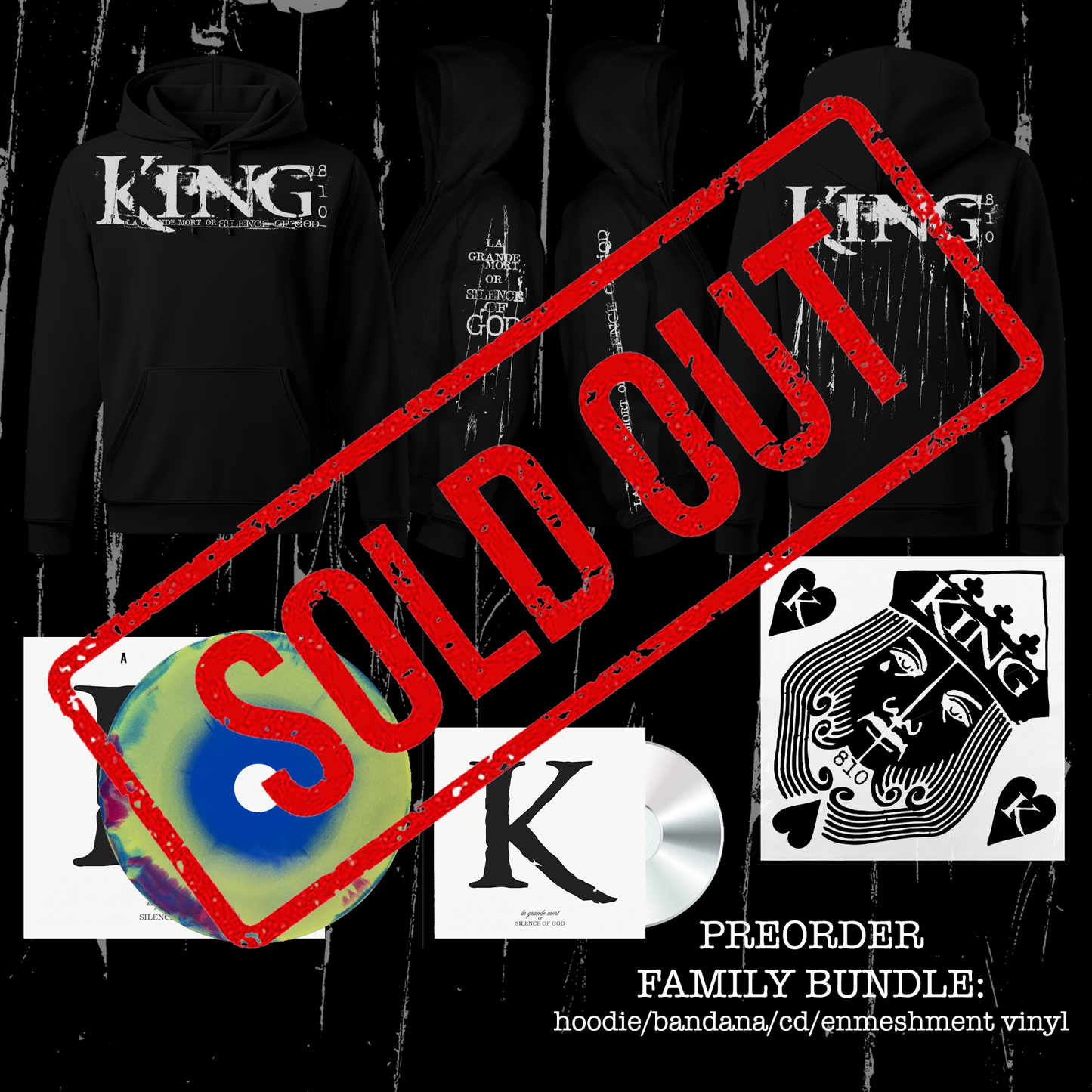 K9: "La Grande Mort or SILENCE OF GOD" FAMILY bundle LIMITED PRE ORDER (QTY 100)