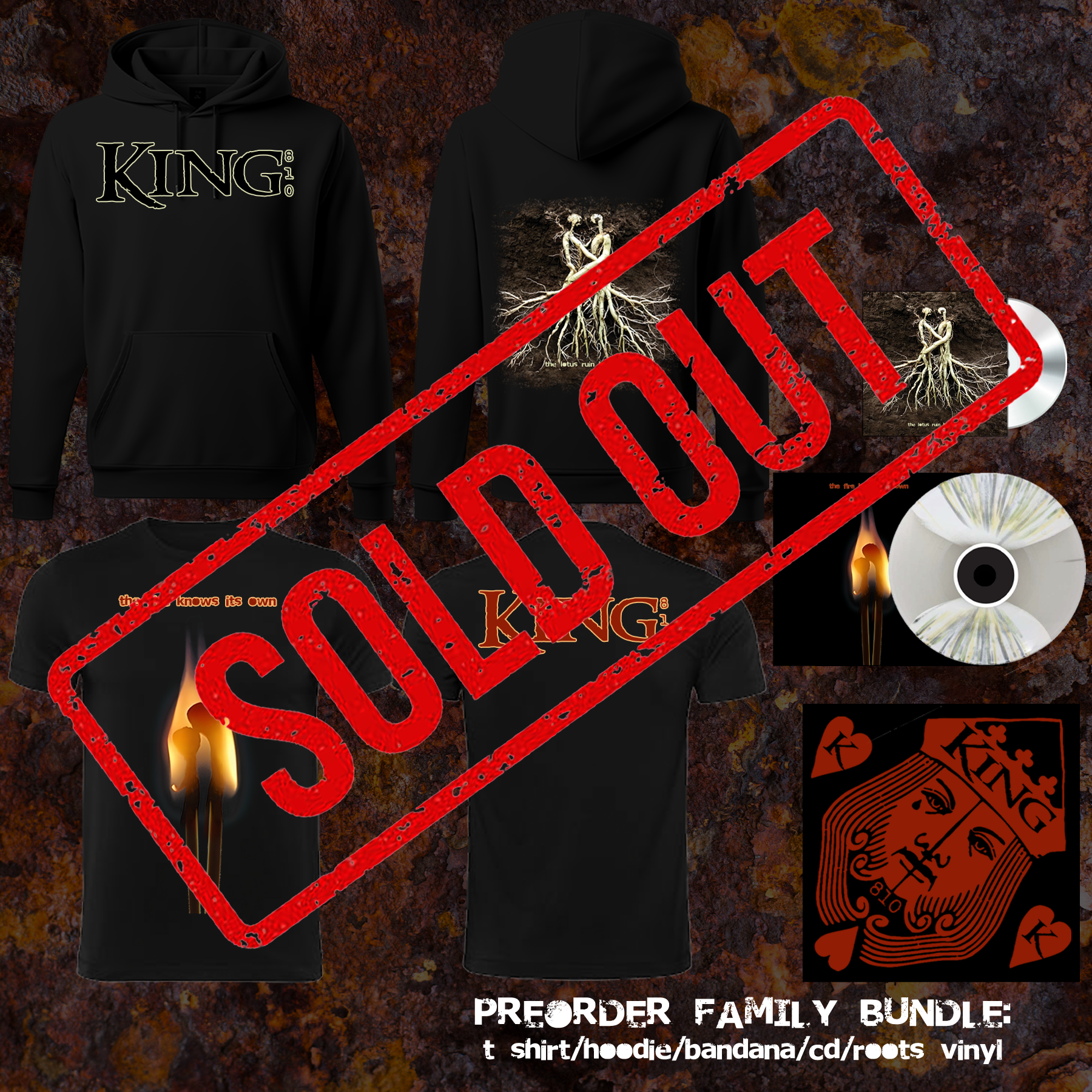 KING 810 K7: RUSTBELT NU METAL 2 FAMILY bundle PRE ORDER (QTY 100