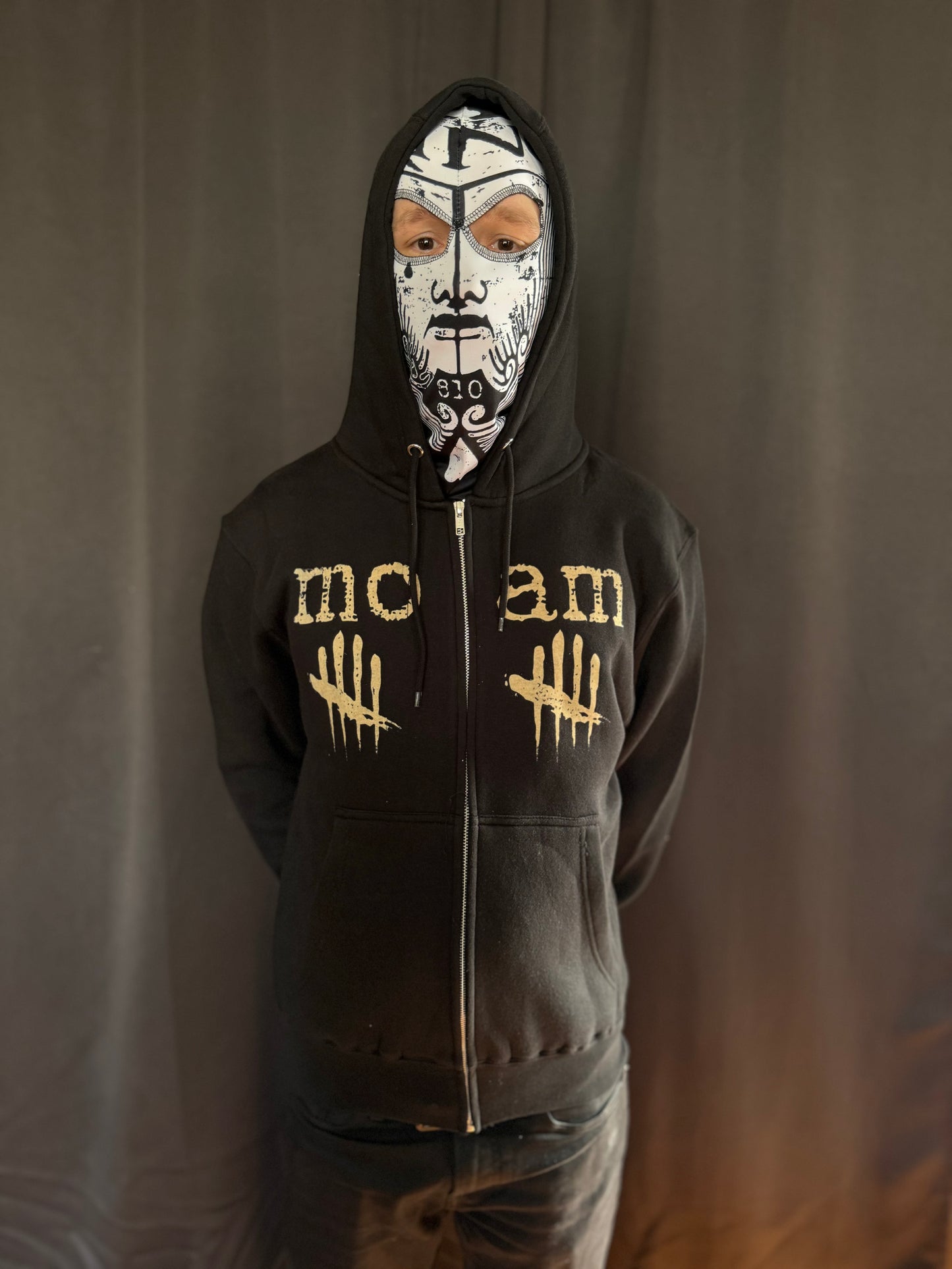 KING 810 - MOAM 10 year anniversary zip up hoodie