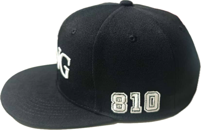 KING 810 WHITE snapback hat
