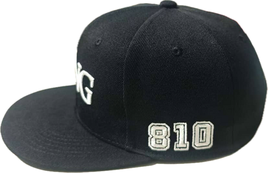 KING 810 WHITE snapback hat