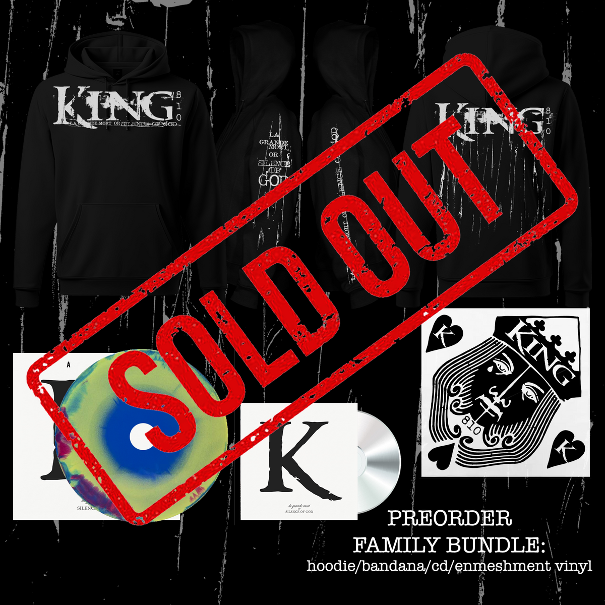 K9: "La Grande Mort or SILENCE OF GOD" FAMILY bundle LIMITED PRE ORDER (QTY 100)